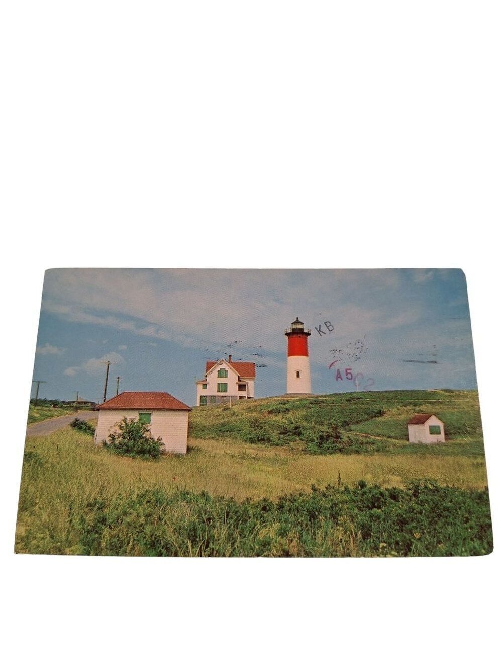 Nauset Lighthouse Orleans Cape Cod Massachusetts Postcard